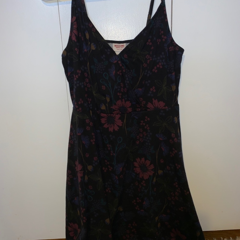 Dark floral sundress